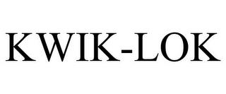 KWIK-LOK trademark