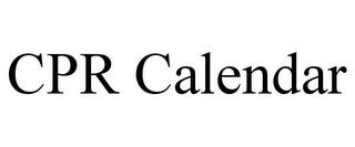 CPR CALENDAR trademark