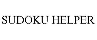 SUDOKU HELPER trademark