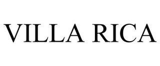 VILLA RICA trademark