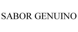 SABOR GENUINO trademark