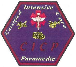 CERTIFIED INTENSIVE CARE PARAMEDIC CICP trademark