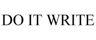 DO IT WRITE trademark