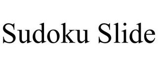 SUDOKU SLIDE trademark