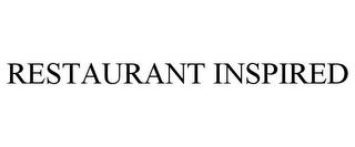 RESTAURANT INSPIRED trademark