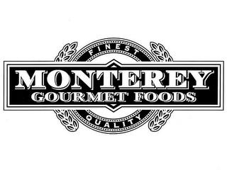 MONTEREY GOURMET FOODS FINEST QUALITY trademark