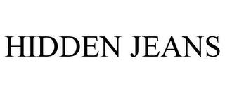 HIDDEN JEANS trademark