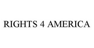 RIGHTS 4 AMERICA trademark