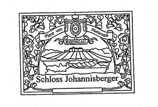 FÜRST VON METTERNICH RHEINGAU SCHLOSS JOHANNISBERGER trademark