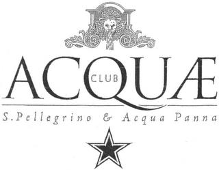 ACQUÆ CLUB S. PELLEGRINO & ACQUA PANNA trademark