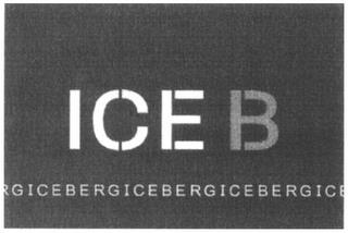 ICE B ICEBERG trademark