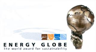 ENERGY GLOBE THE WORLD AWARD FOR SUSTAINABILITY trademark