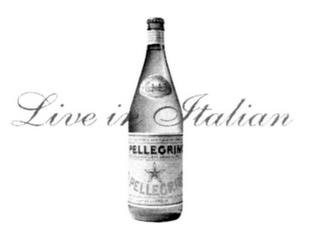 LIVE IN ITALIAN S.PELLEGRINO trademark