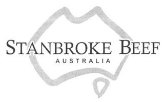 STANBROKE BEEF AUSTRALIA trademark