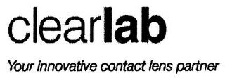 CLEARLAB YOUR INNOVATIVE CONTACT LENS PARTNER trademark