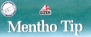 GIZEH MENTHO TIP DELUXE WHITE TIPPING MENTHOL-FILTER trademark