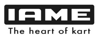 IAME THE HEART OF KART trademark