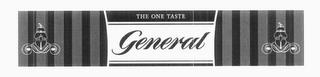 THE ONE TASTE GENERAL trademark