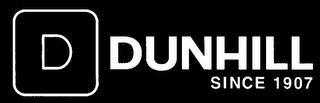 DUNHILL SINCE 1907 trademark