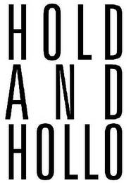 HOLD AND HOLLO trademark