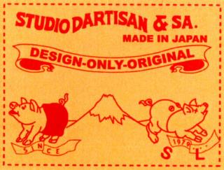 STUDIO DARTISAN & SA. MADE IN JAPAN DESIGN-ONLY-ORIGINAL SINCE 1979 SL trademark