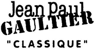 JEAN PAUL GAULTIER "CLASSIQUE" trademark