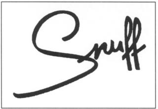 SNUFF trademark