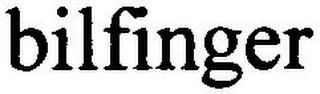 BILFINGER trademark