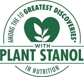 AMONG THE 10 GREATEST DISCOVERIES IN NUTRITION WITH PLANT STANOL trademark