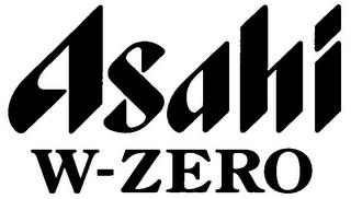 ASAHI W-ZERO trademark