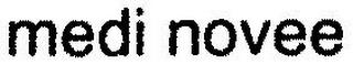 MEDI NOVEE trademark