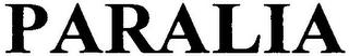 PARALIA trademark