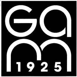 GAM 1925 trademark