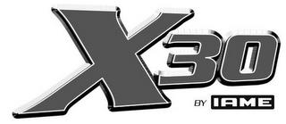 X30 BY IAME trademark