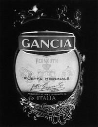 GANCIA VERMOUTH RICETTA ORIGINALE F.LLI GANCIA trademark