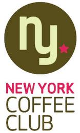 NY NEW YORK COFFEE CLUB trademark