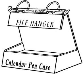 HANG BINDER FILE HANGER CALENDAR PEN CASE trademark