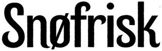 SNØFRISK trademark