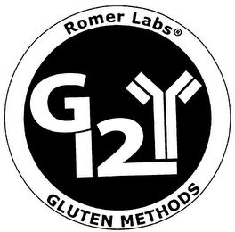 G12Y ROMER LABS GLUTEN METHODS trademark