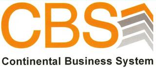 CBS CONTINENTAL BUSINESS SYSTEM trademark