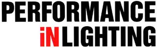 PERFORMANCE IN LIGHTING trademark