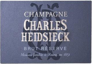 CHAMPAGNE CHARLES HEIDSIECK BRUT RÉSERVE MAISON FONDÉE À REIMS EN 1851 trademark