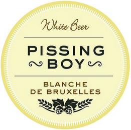 WHITE BEER PISSING BOY BLANCHE DE BRUXELLES trademark