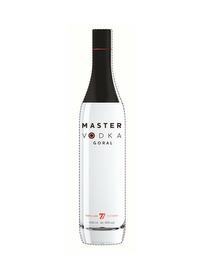 MASTER VODKA GORAL, DISTILLED 77 FILTERED, 700 ML ALC. 40% VOL. trademark