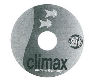 CLIMAX MADE IN GERMANY PROTECT WILDLIFE TAKE LINE HOME trademark