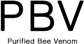 PBV PURIFIED BEE VENOM trademark