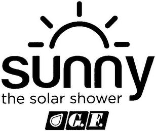 SUNNY THE SOLAR SHOWER G.F. trademark