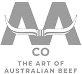 AA CO THE ART OF AUSTRALIAN BEEF trademark