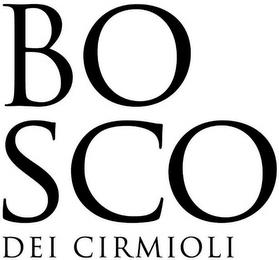 BO SCO DEI CIRMIOLI trademark