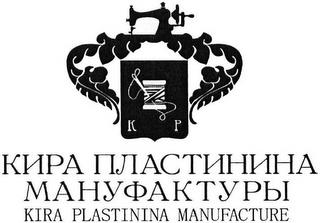 K P, KIRA PLASTININA MANUFAKTURY, KIRA PLASTININA MANUFACTURE trademark